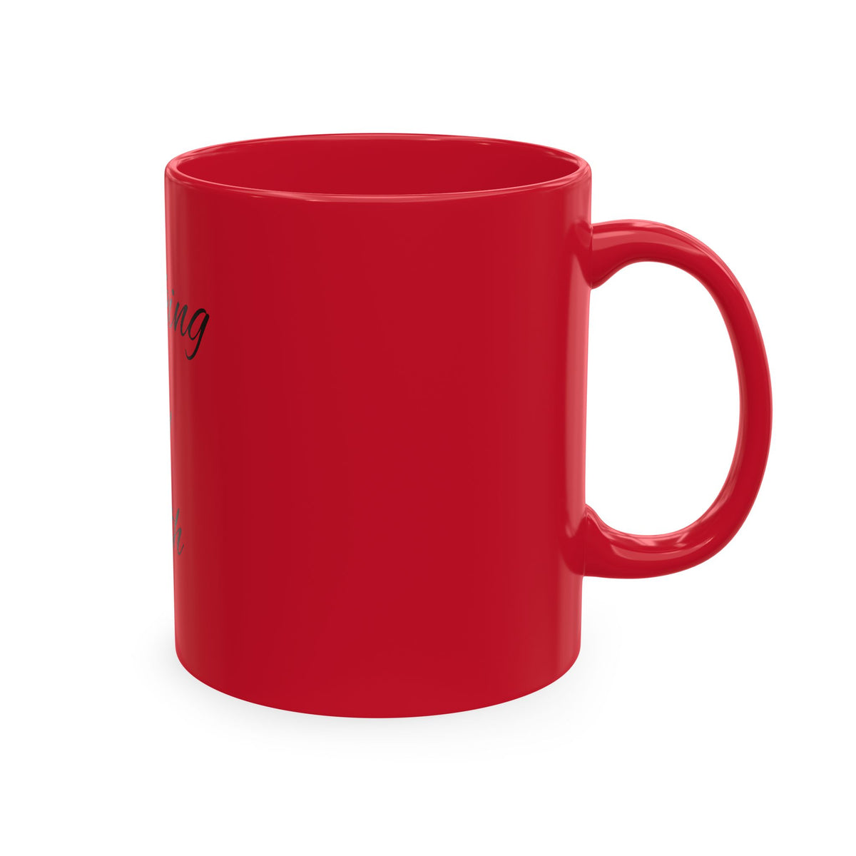 Walking By Faith Ceramic Mug — Inspirational Religious Coffee Cup