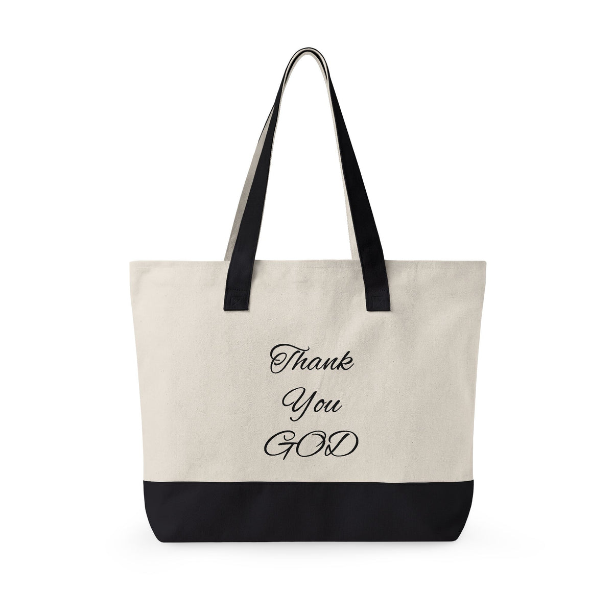 Walking By Faith / Thank You God Canvas Tote Bag