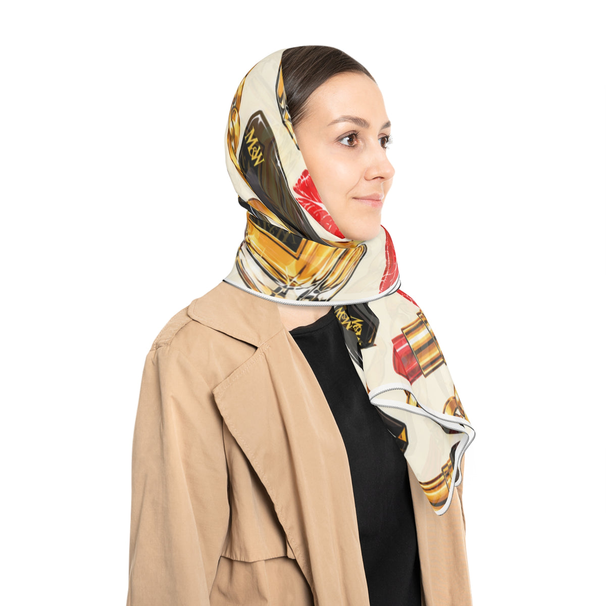 Love & Lipstick Luxury Silk Scarf
