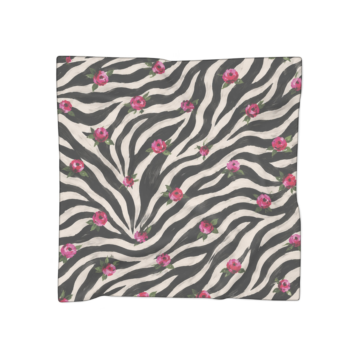Pink Floral Zebra Print Scarf – MiMi West