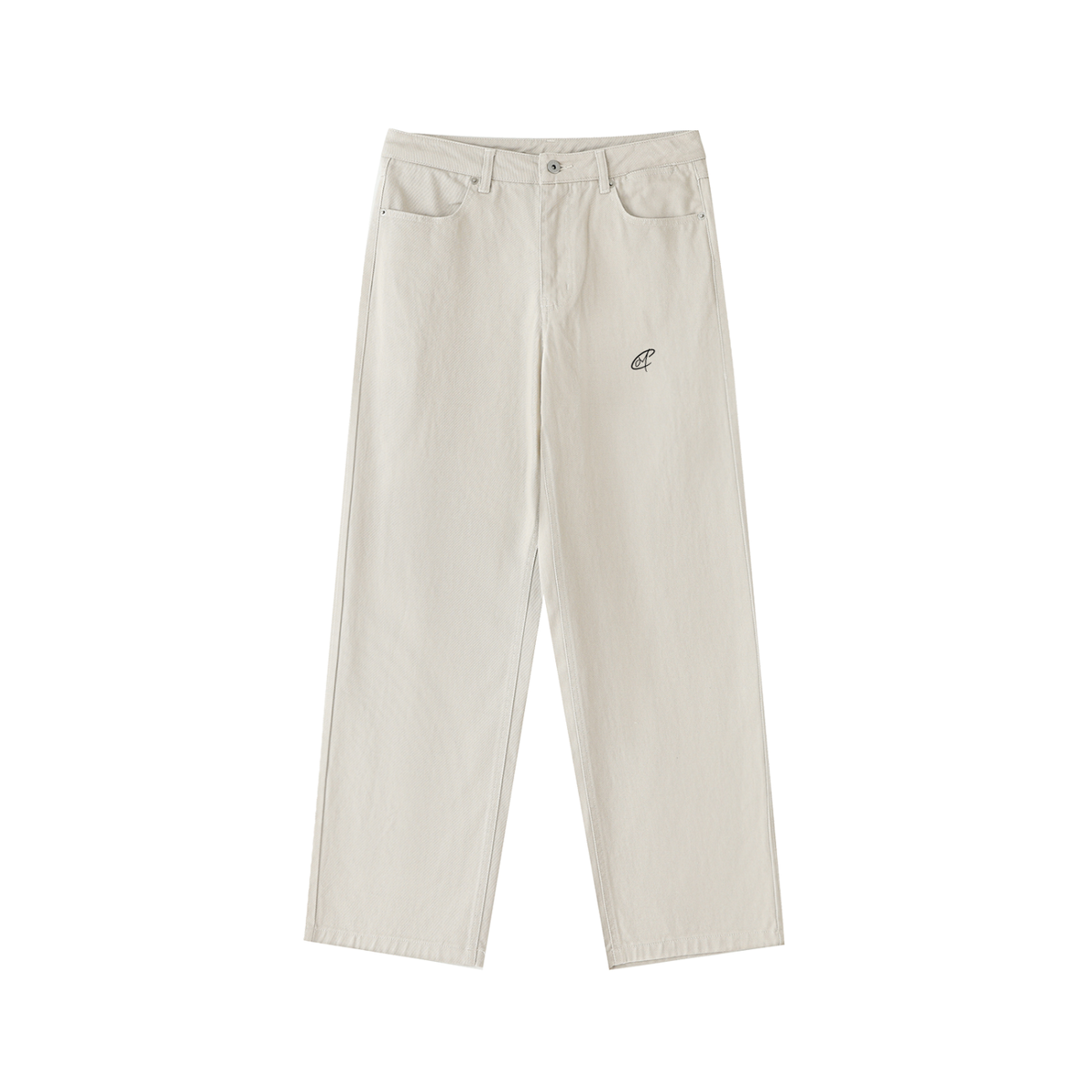 CM Logo Heavyweight Cotton Straight-Leg Men's Pants