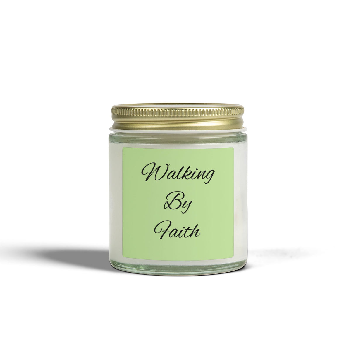 Walking by Faith Coconut Apricot Scented Candle