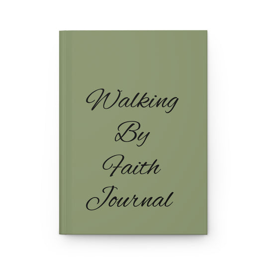 Walking By Faith Hardcover Journal — Daily Devotional Notebook