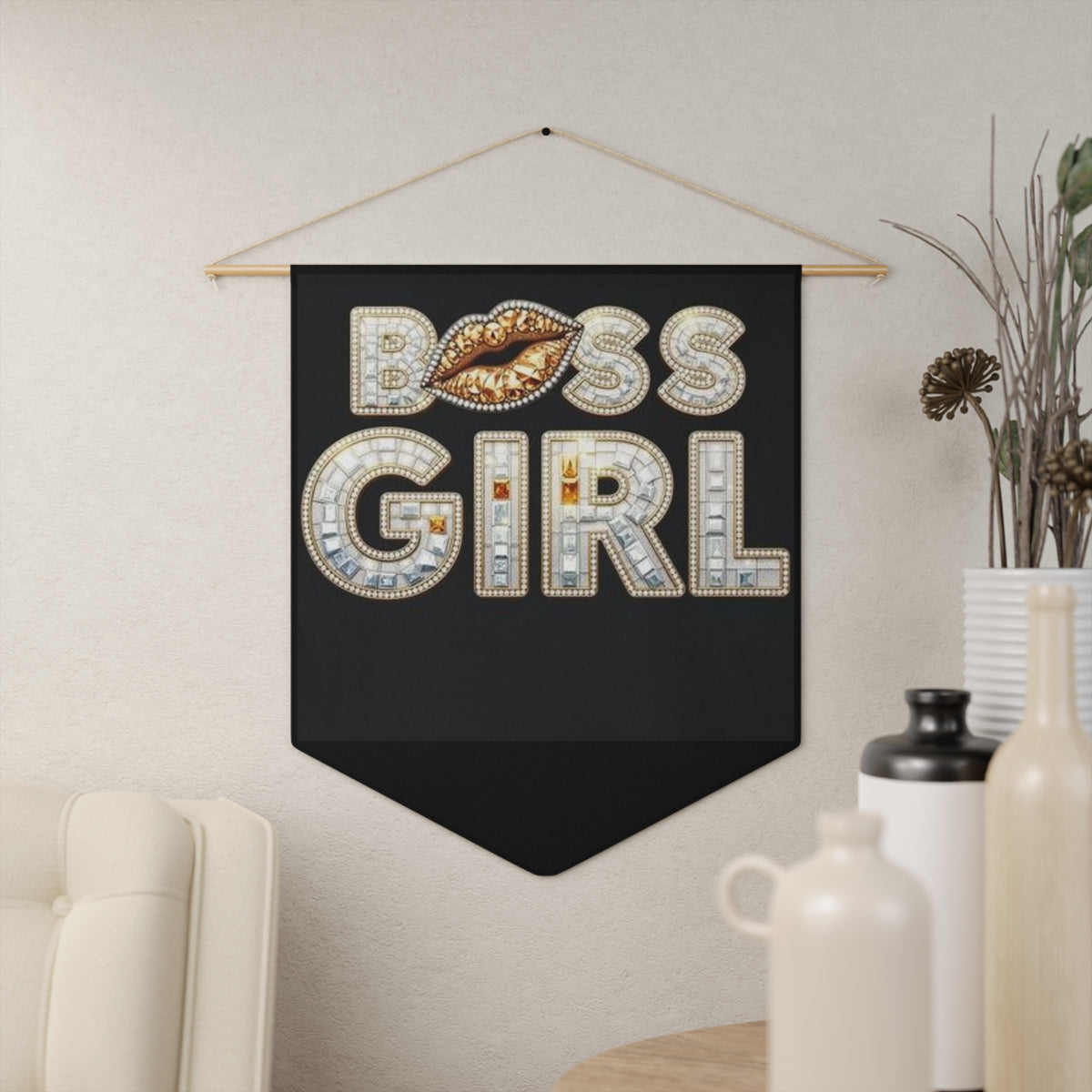Boss Girl Glam Pennant