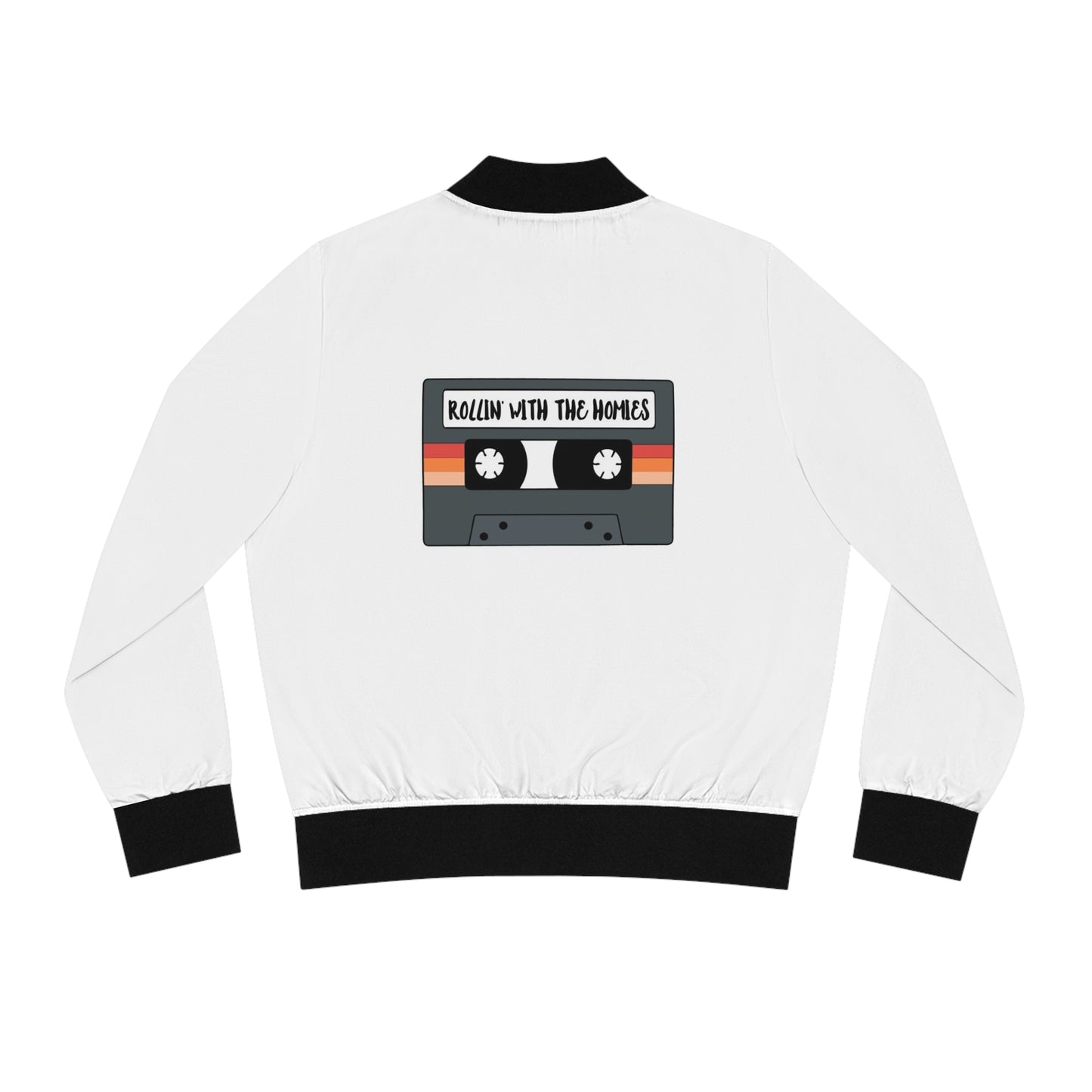 Retro "Rollin' With The Homies" Women's Bomber Jacket