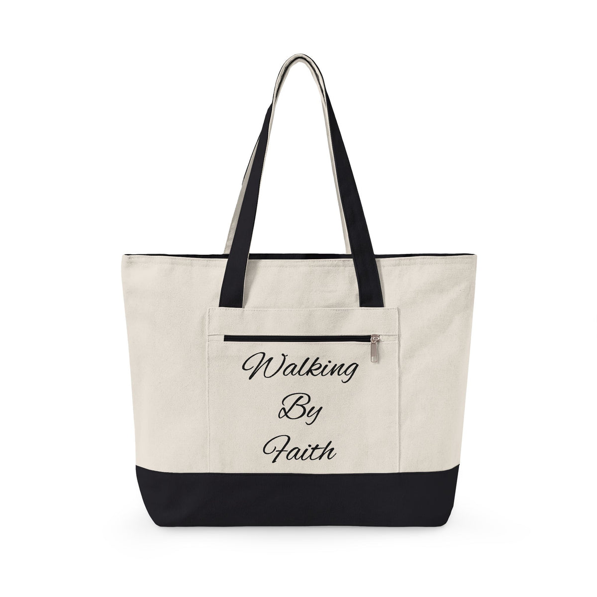 Walking By Faith / Thank You God Canvas Tote Bag