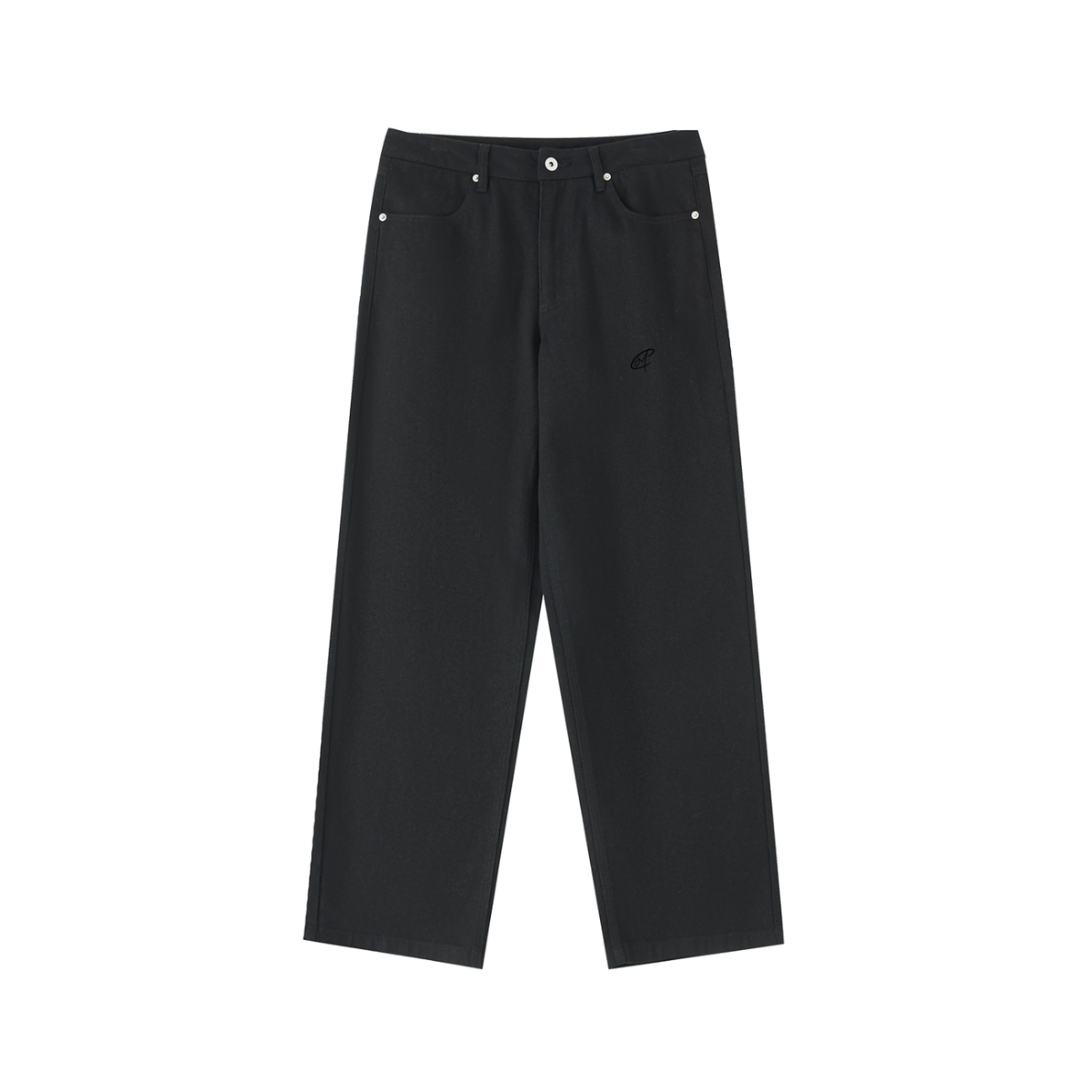 CM Logo Heavyweight Cotton Straight-Leg Men's Pants