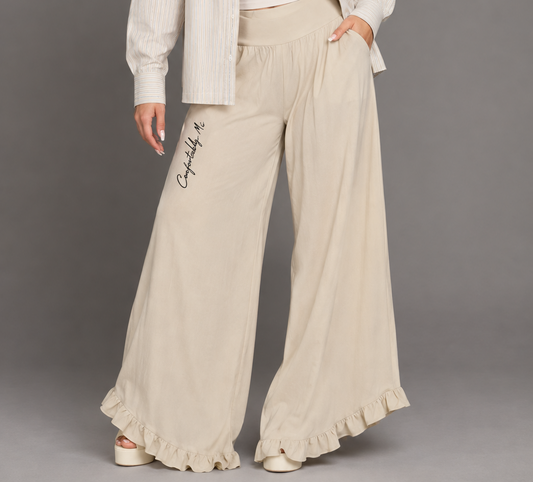 Women’s Ruched Wide Leg Pants