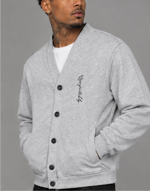 Essential Heavyweight Sweat Cardigan